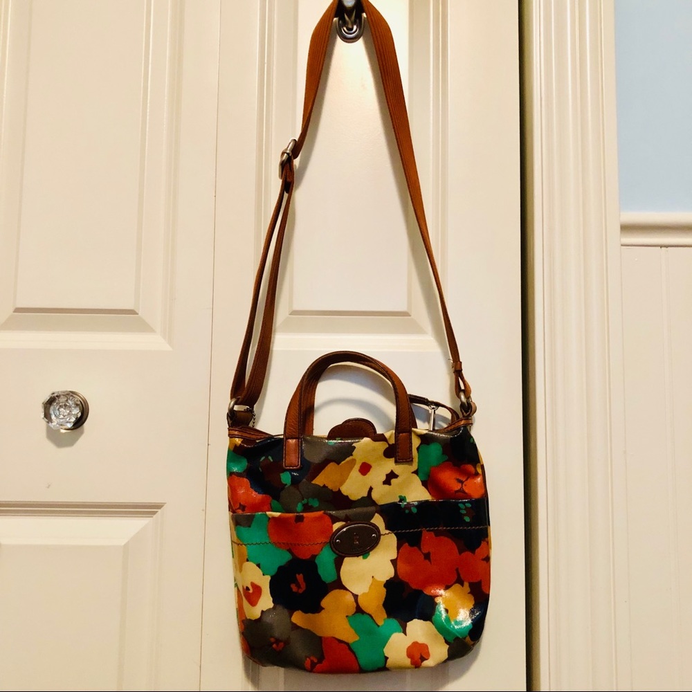 Fossil Floral Handbag